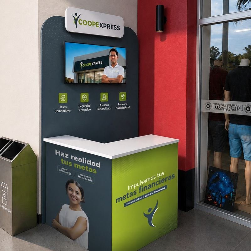 Fachada de la sede Poptún